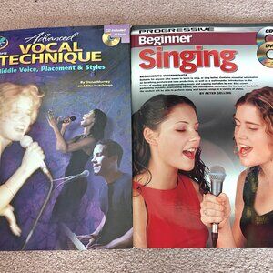 Bundle of 2 Vocal/Singing Techniques Books, New